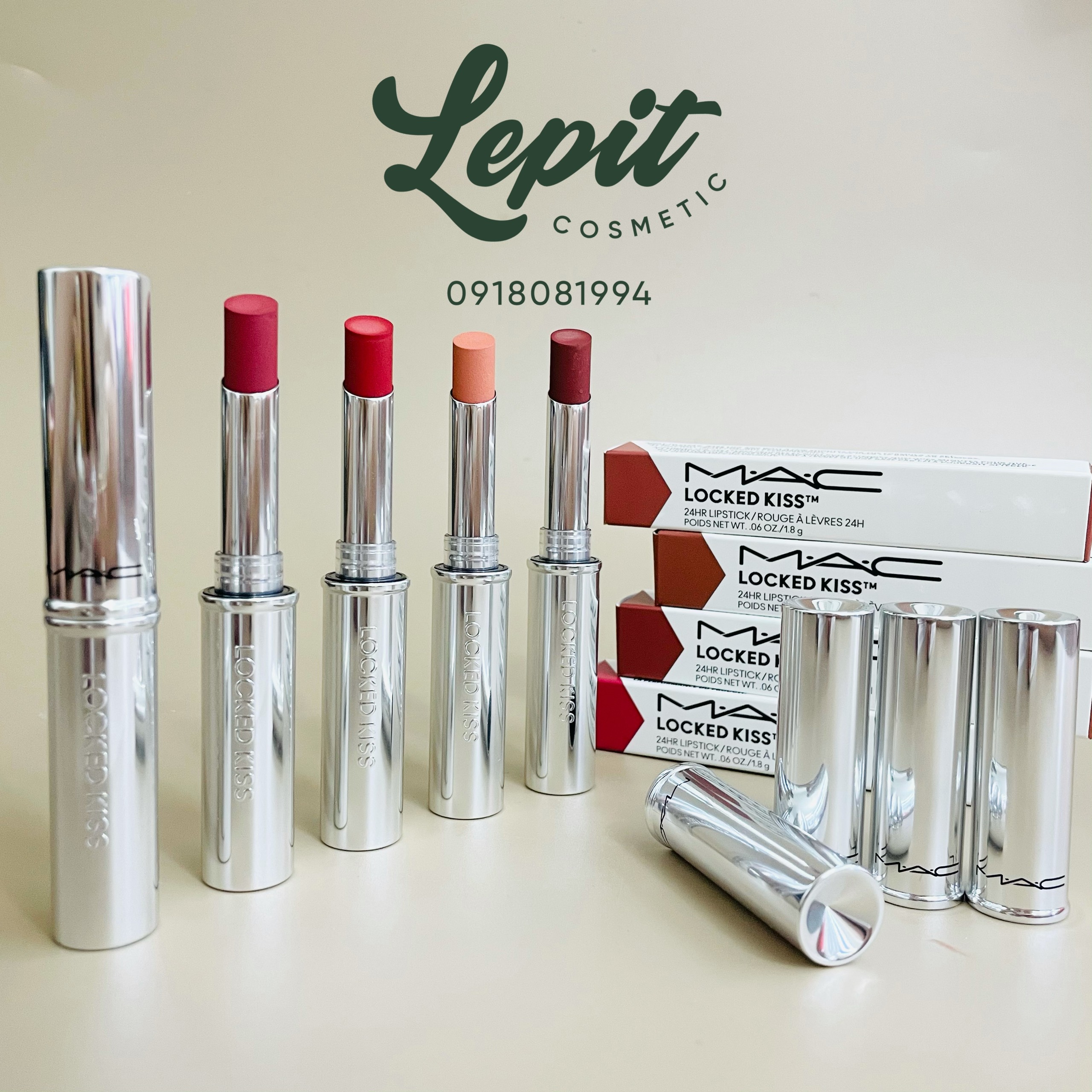 [New 2023] SON THỎI Mac Locked Kiss 24Hr Lipstick