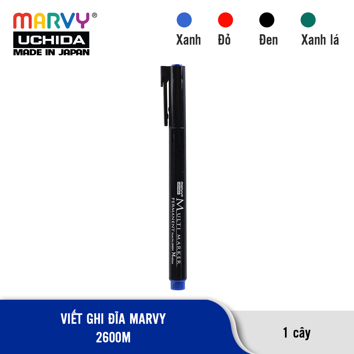 Bút Ghi Đĩa MARVY ngòi nhỏ 2600M