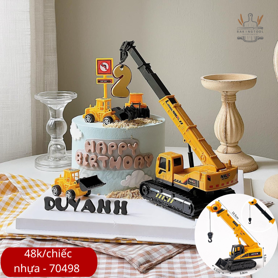 đồ chơi trang trí bánh Xe CẨU SIÊU CẤP