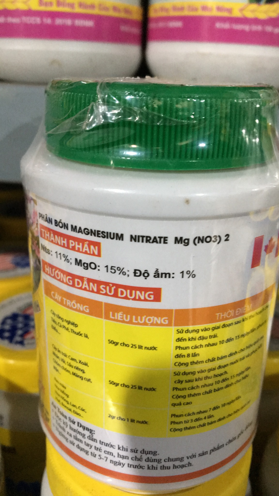 bộ 3 Super canxi, magie, kali (TD)dành cho hoa lan cây cảnh lọ