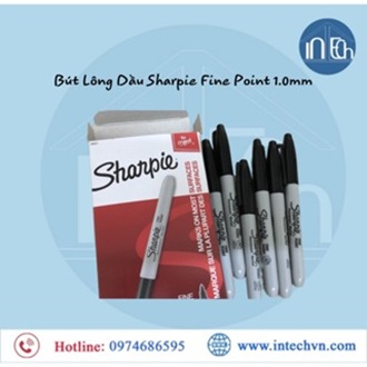 Bút lông dầu Sharpie Fine Point Black - Màu đen
