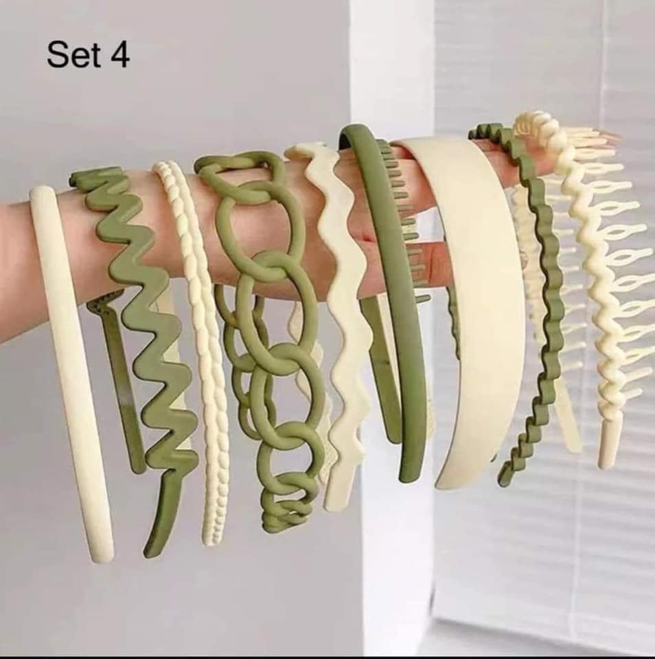 SET 9 BỜM TÓC, BĂNG ĐÔ TÓC NHIỀU KIỂU DÁNG SIÊU XINH