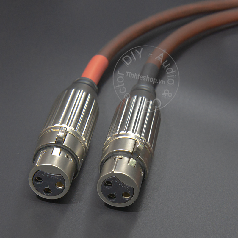 Dây canon ra bông sen 2 sợi DIY 0.5M đến 5M - XLR female to RCA DIY 2 wire