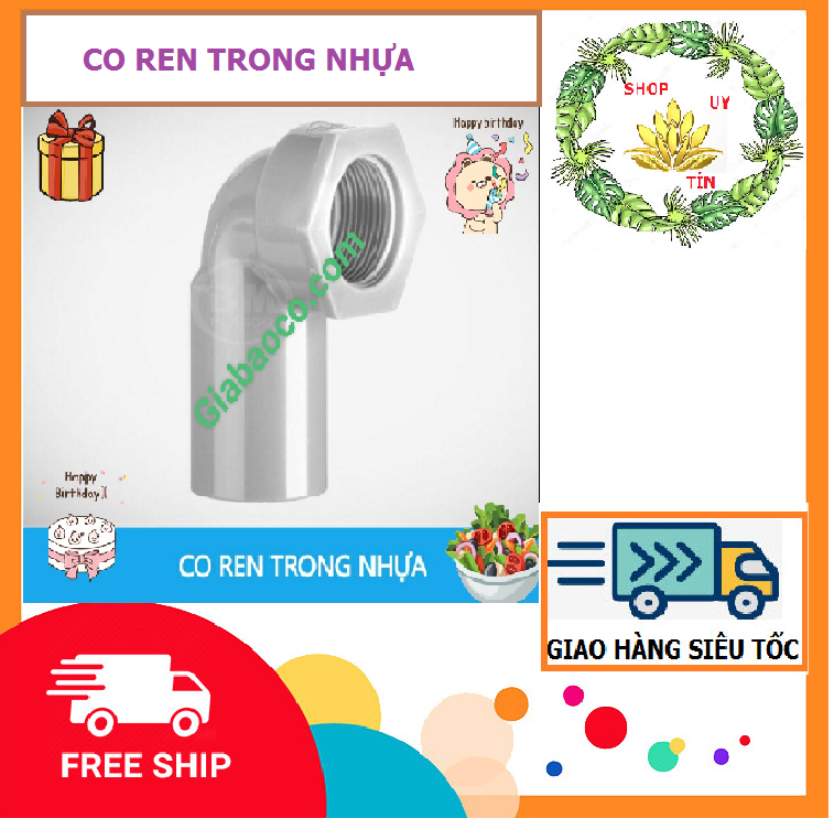 Co ren trong bằng nhựa - bình minh : phi 21mm, 27mm