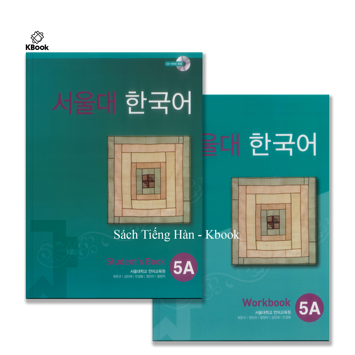 Combo (SGK+SBT) GT Seoul 5A- 서울대 한국어 5A (Bản  màu đẹp)