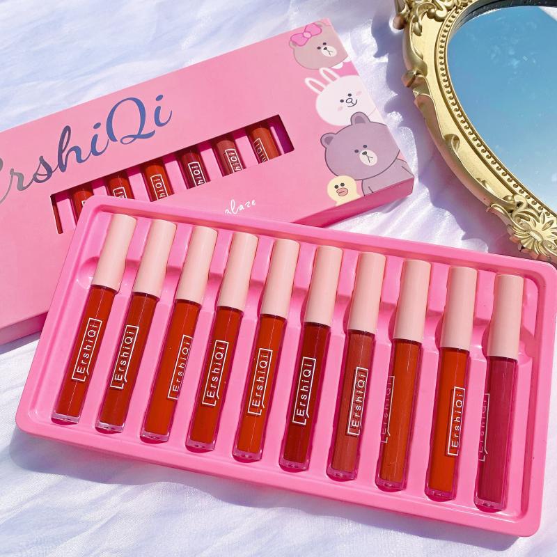 Set son 10 cây ershiqi velvet lâu trôi tido , ti do