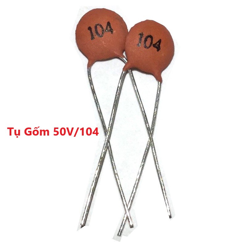 Tụ Gốm 50V: 101, 102, 103, 104, 22P, 33P