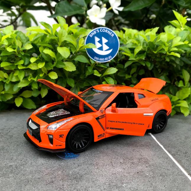 Xe mô hình 1:32 nissan gtr hãng mini auto - full box