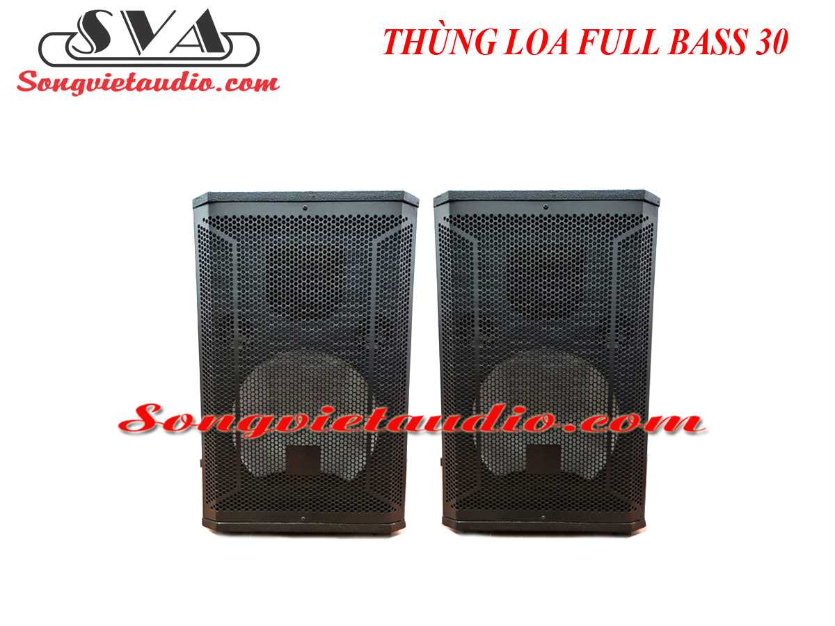 VỎ THÙNG LOA FULL BASS 30 - 1 CẶP.