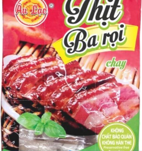 Thịt ba rọi chay âu lạc 150g tiệt trùng