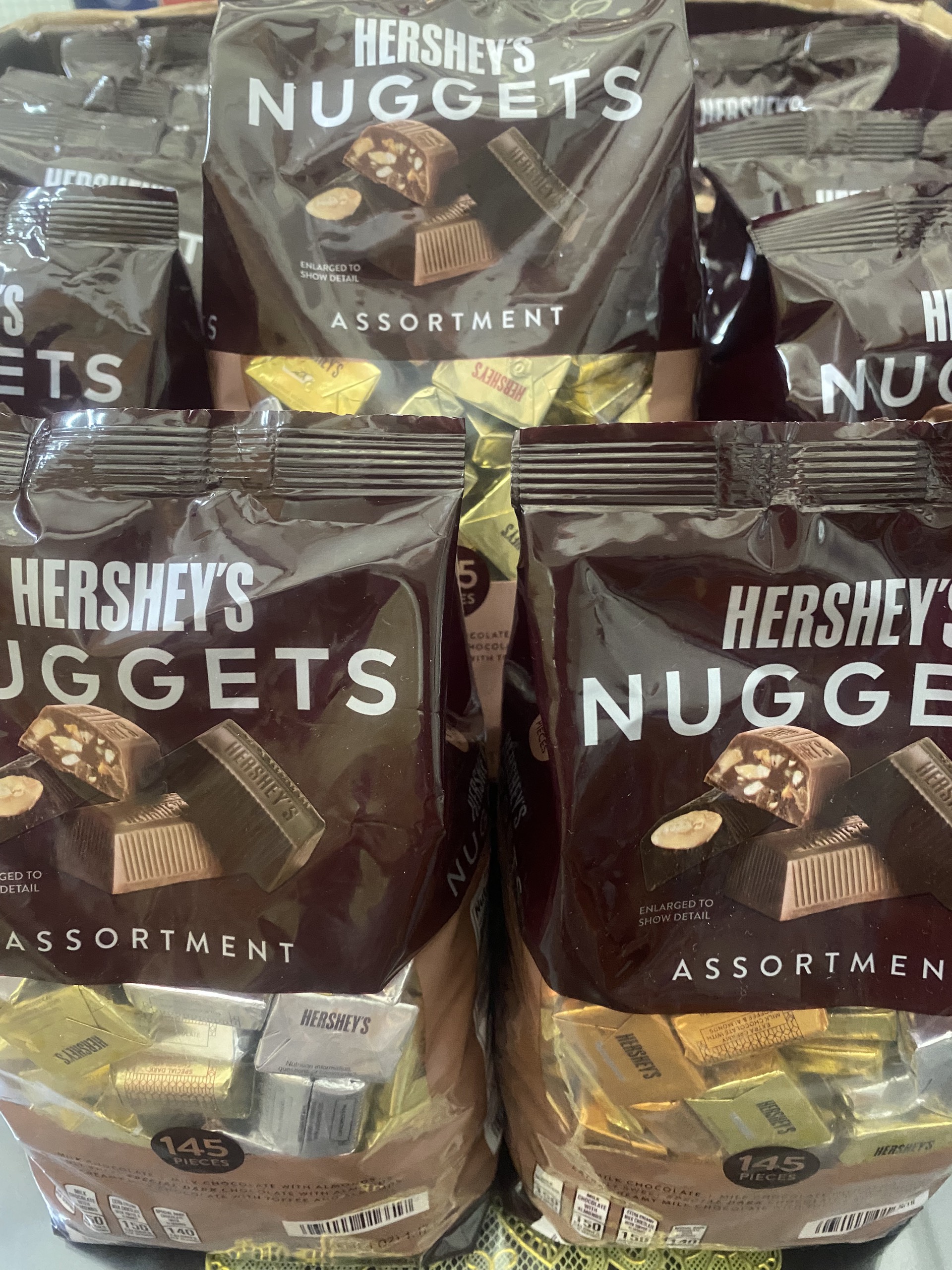 (Hàng MỸ)(07/2025)Socola Hershey's Nuggets Assortment (bán lẻ)