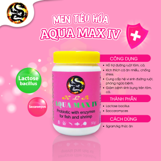 Men Tiêu Hóa Aqua Max 4 giúp cá ăn sung hỗ trợ bệnh đường ruột Hoàng Lam thumbnail