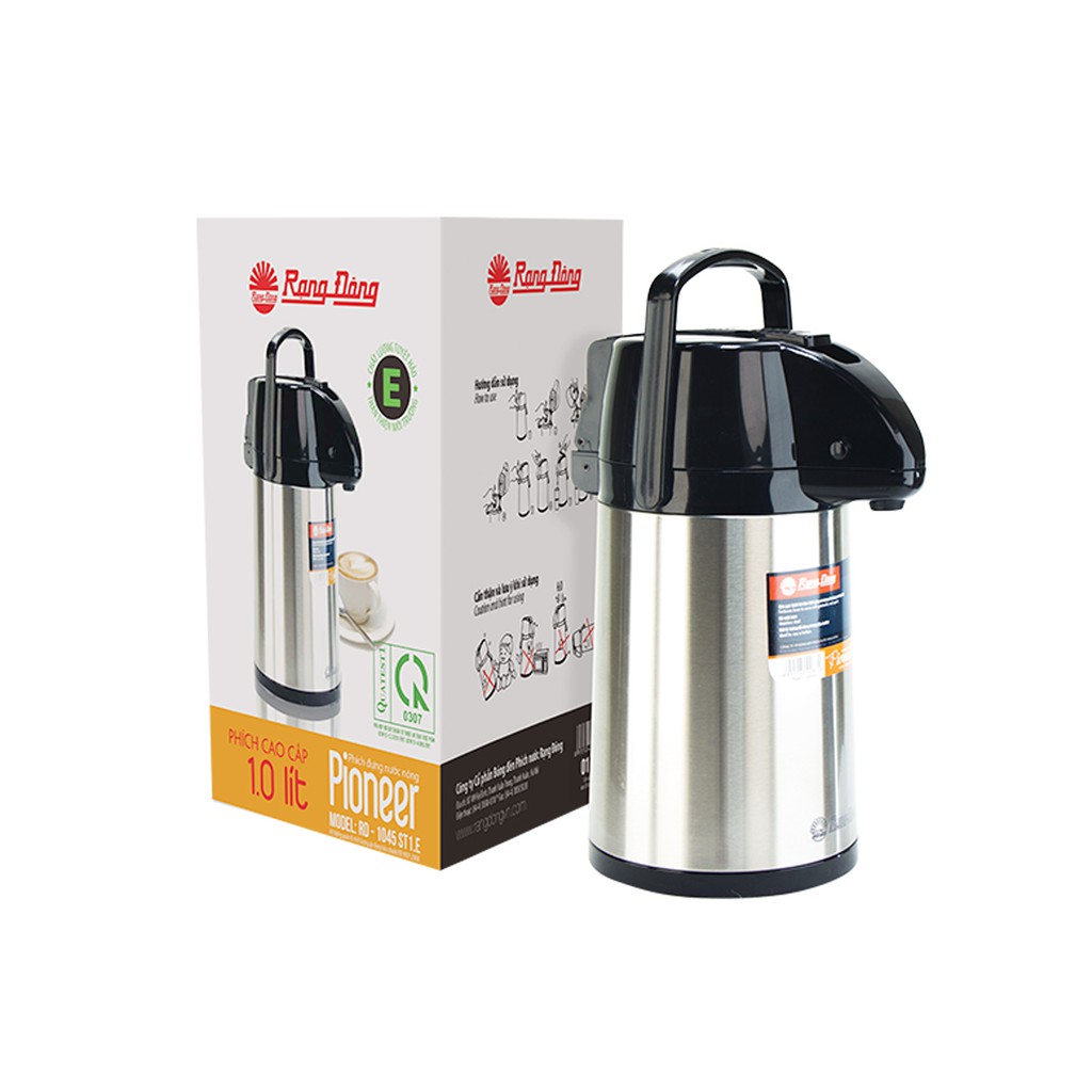 Phích bơm nước rạng đông inox 1 lít rd 1045 st1.e