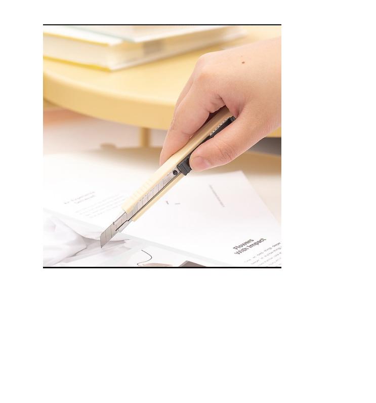 [HCM]Dao Rọc Giấy Deli D10150 - Deli 2031 mới - Hộp giấy - không lưỡi phụ