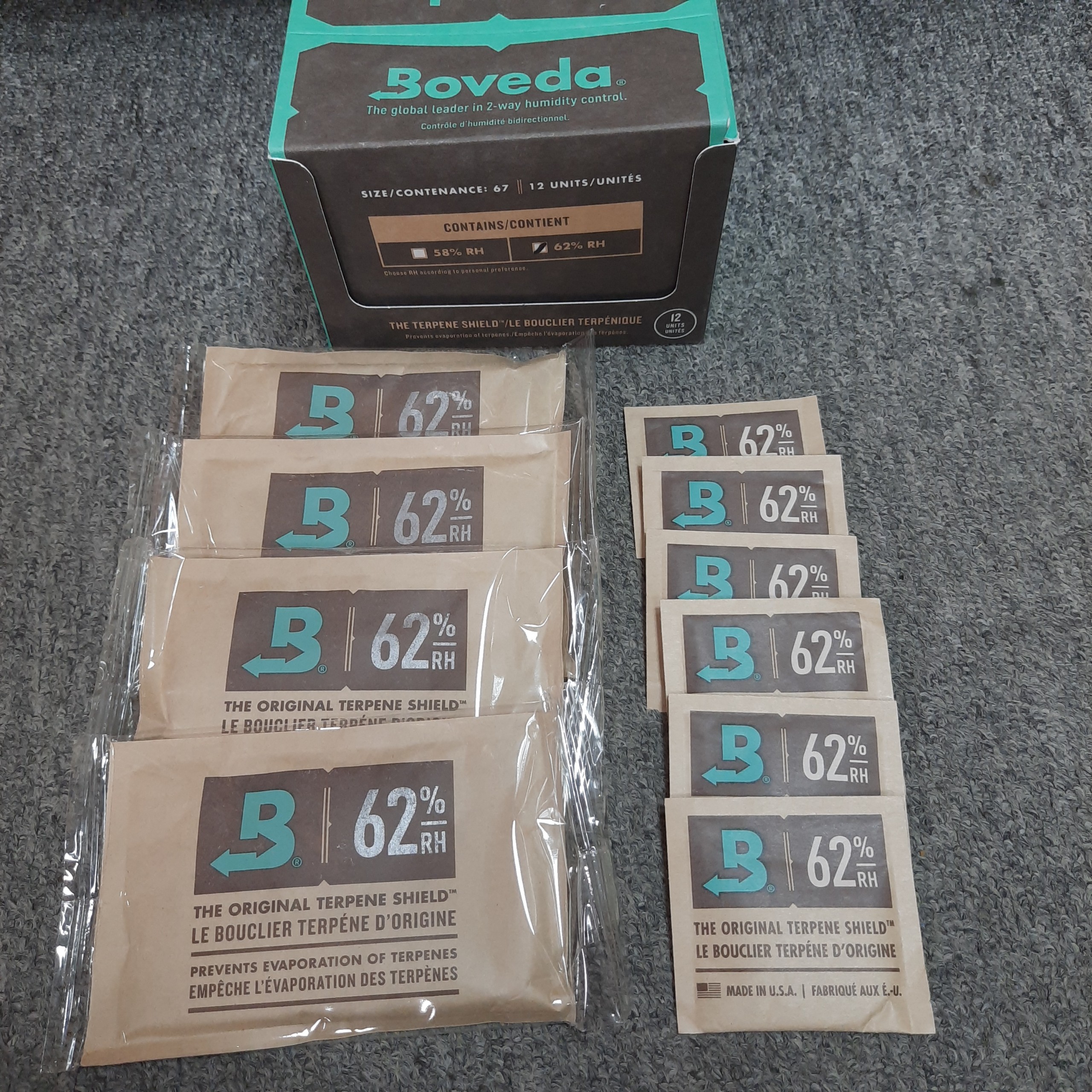 [HCM]Boveda gói giữ ẩm 2 chiều 62% gói 8g