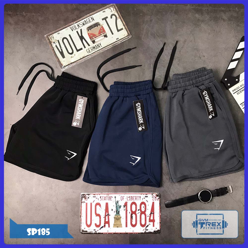 Quần đùi tập gym nam squat SP185 GYMTREX