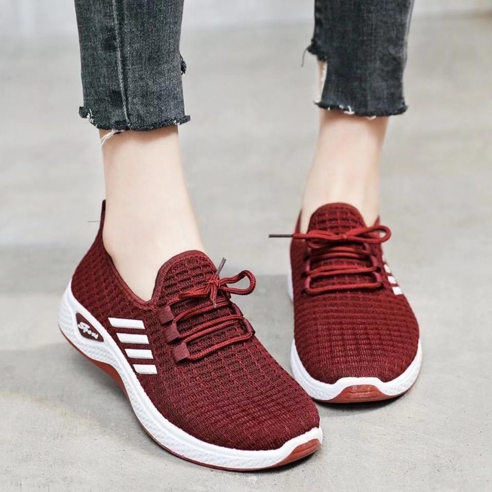 [ SALE 50% ] Giày nữ họa tiết giày nữ sneaker hot 2021 phù hợp với mọi lứa tuổi đi học hay đi chơi hay chơi thể thao đều rất êm chân giày bata nữ đi leo núi tập gym giá rẻ