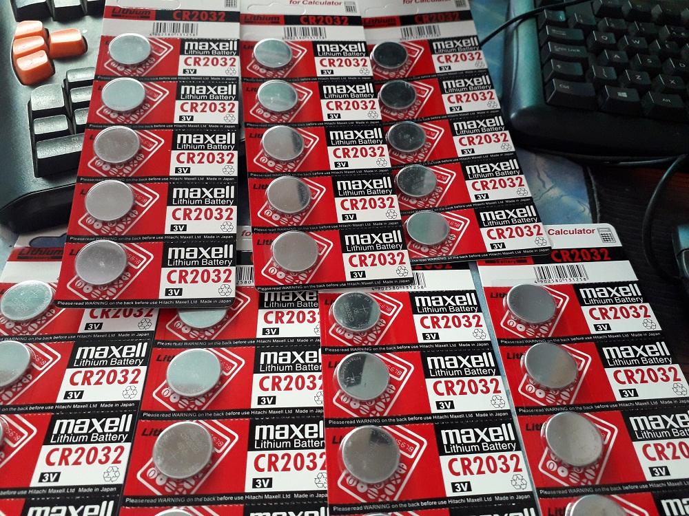 [HCM]Pin CMOS Maxell CR2032 vỉ 5 viên. Vi Tính Quốc Duy