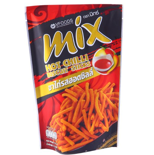 Bim Bim Tăm Mix Hot Chilli Thái Lan 60g