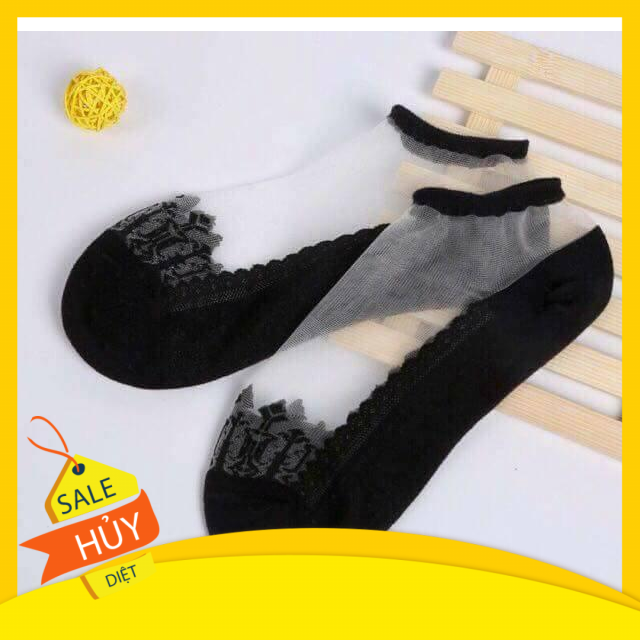 Set 10 Đôi Tất Hài Ren Công Chúa