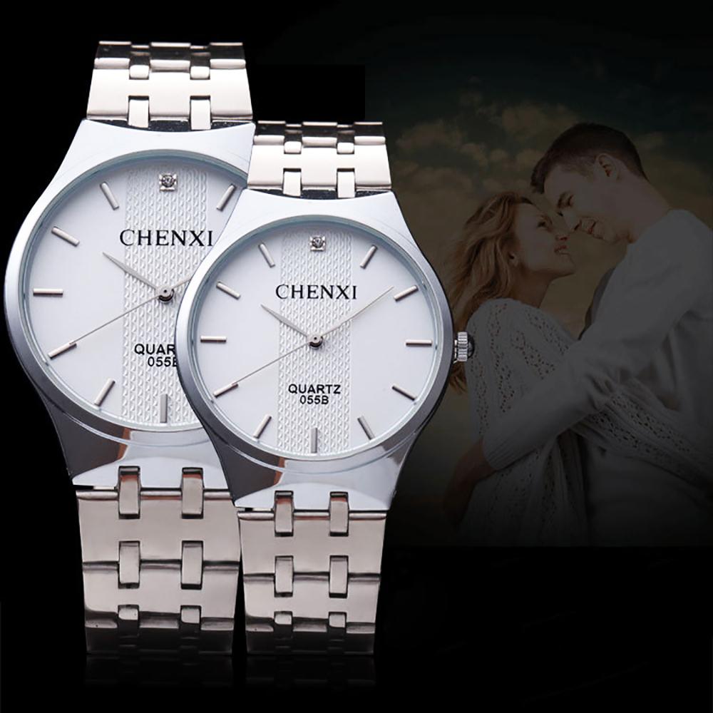 Đồng hồ nam dây thép không gỉ Chenxi 05KN5B