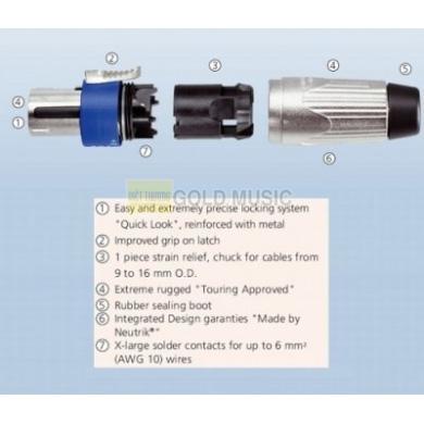 JACK SPEAKON NEUTRIK NLT4MX