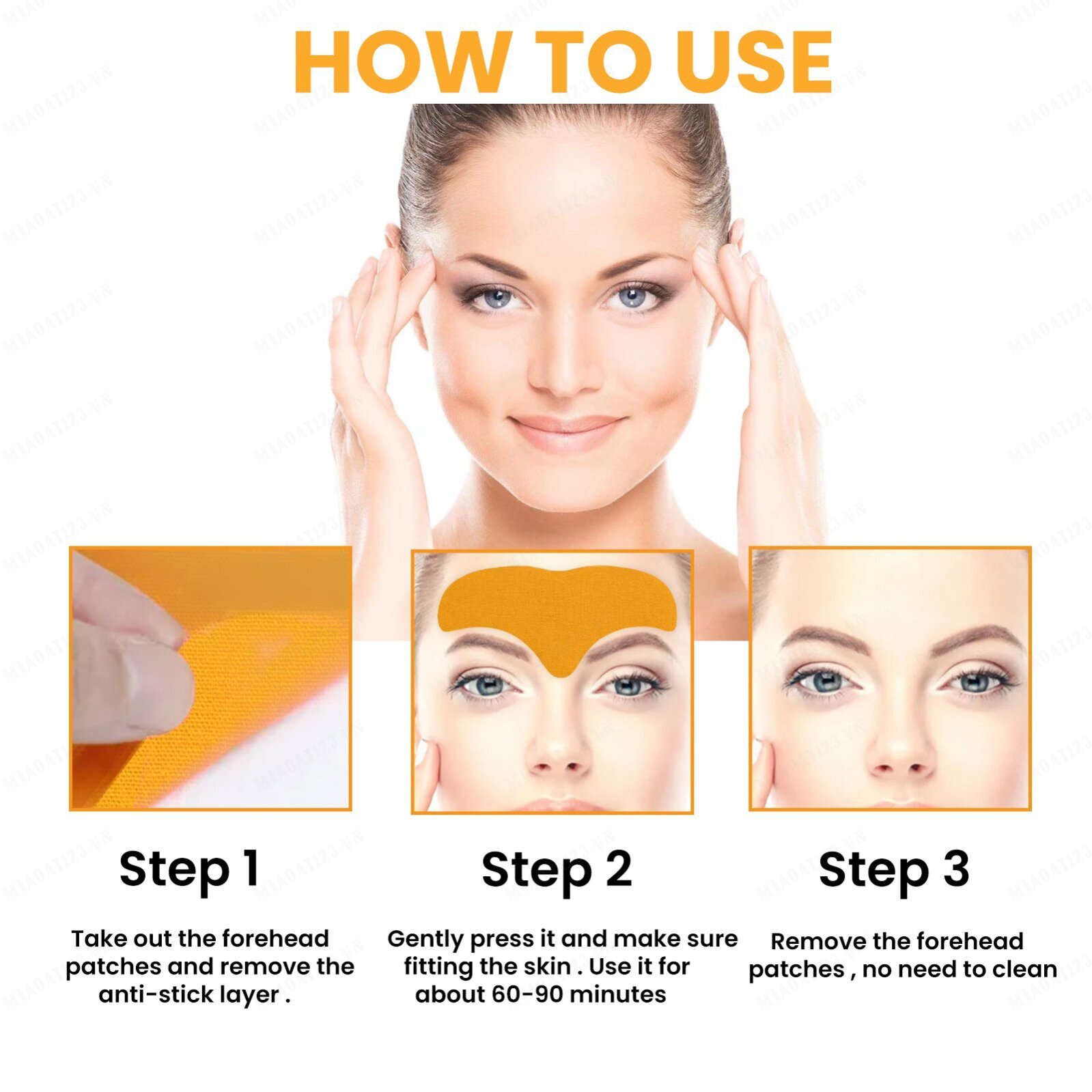 Forehead Wrinkle Lightening Patch Lifting Firming Forehead Patch