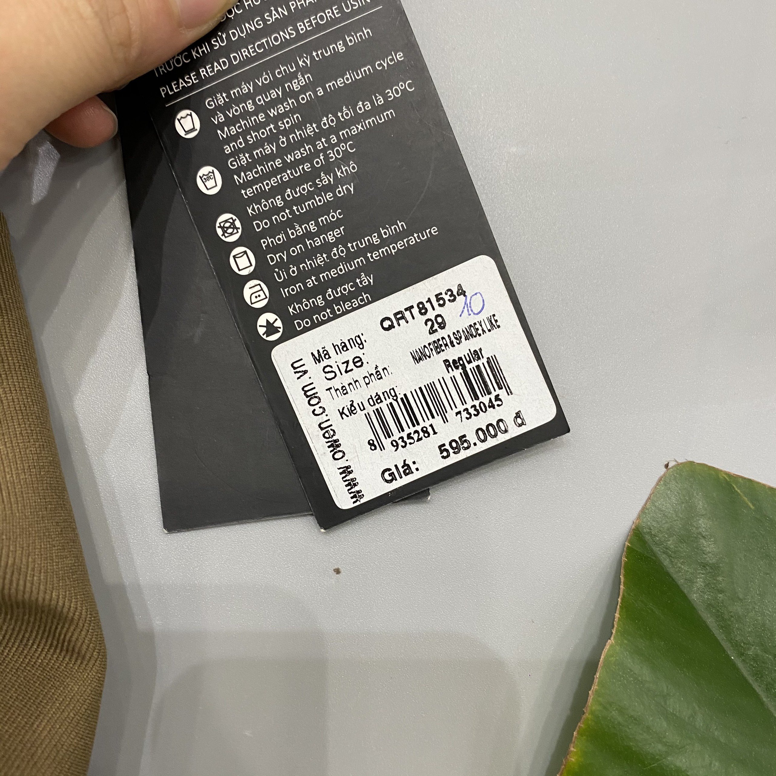 Quần Tây Nam Owen QRT81534