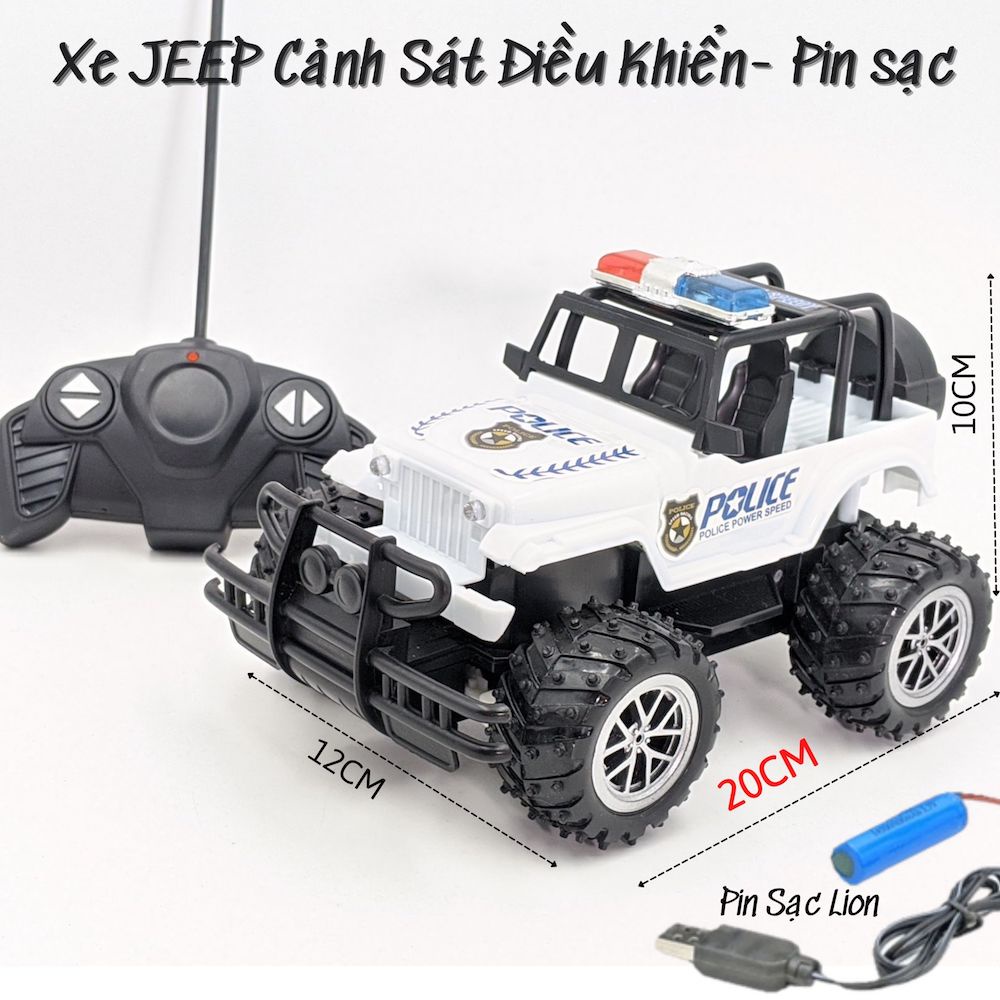 Xe Jeep Điều Khiển Từ xa Siêu Ngầu - Xe điều khiển từ xa