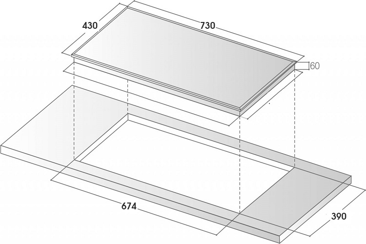 Bếp từ đôi Sevilla SV-289T