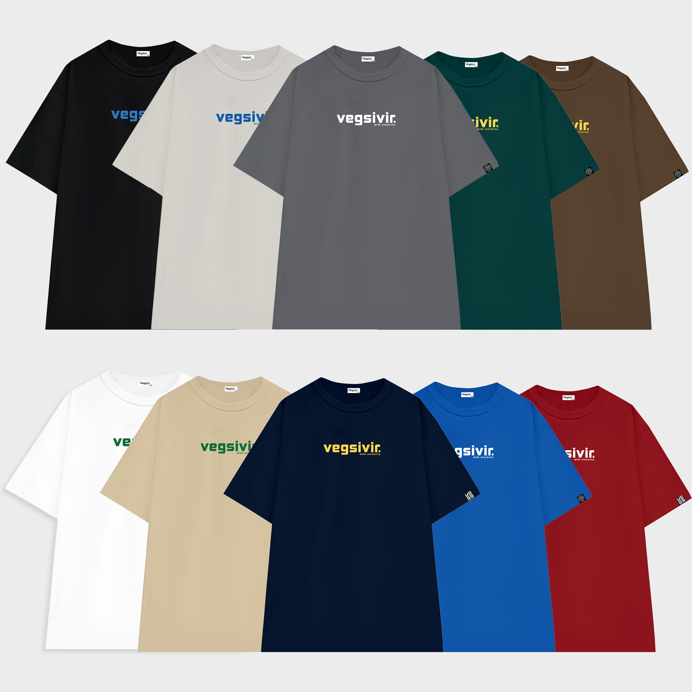 Áo thun cotton VEGSIVIR - BASIC SS2