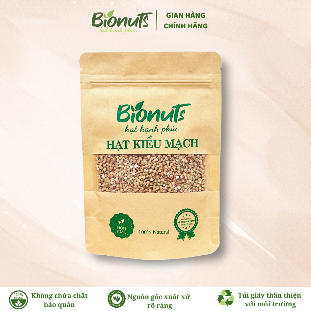 Bionuts Organic Buckwheat Seeds 500g - Rich in Fiber, Good for the Heart, Provides Energy, Supports Digestion,..