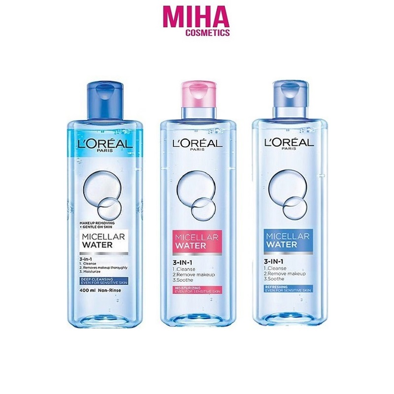 Nước tẩy trang loreal 400ml