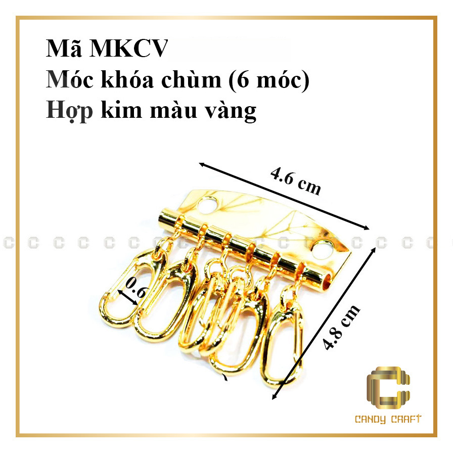 [HCM]Móc khóa chùm - phụ kiện làm túi xách