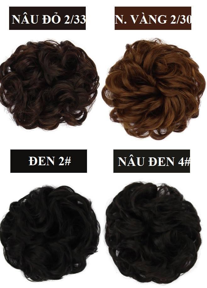 Búi tóc giả xoăn làm dày tóc kiểu dáng Hàn Quốc siêu đẹp như tóc thật