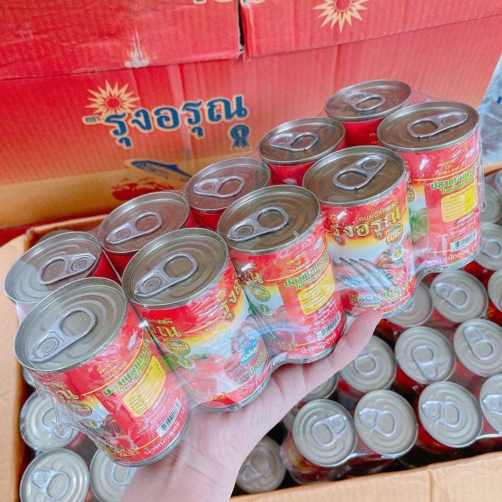 lốc 10 hộp cá sốt cà thái lan