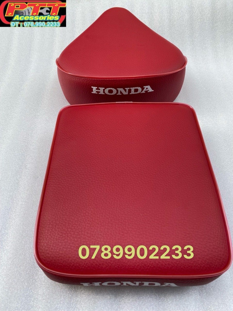 BỘ YÊN TRƯỚC - SAU XE CUB 78 MÀU ĐỎ