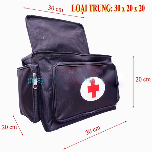 [HCM]Túi cứu thương đen nhiều kích thước