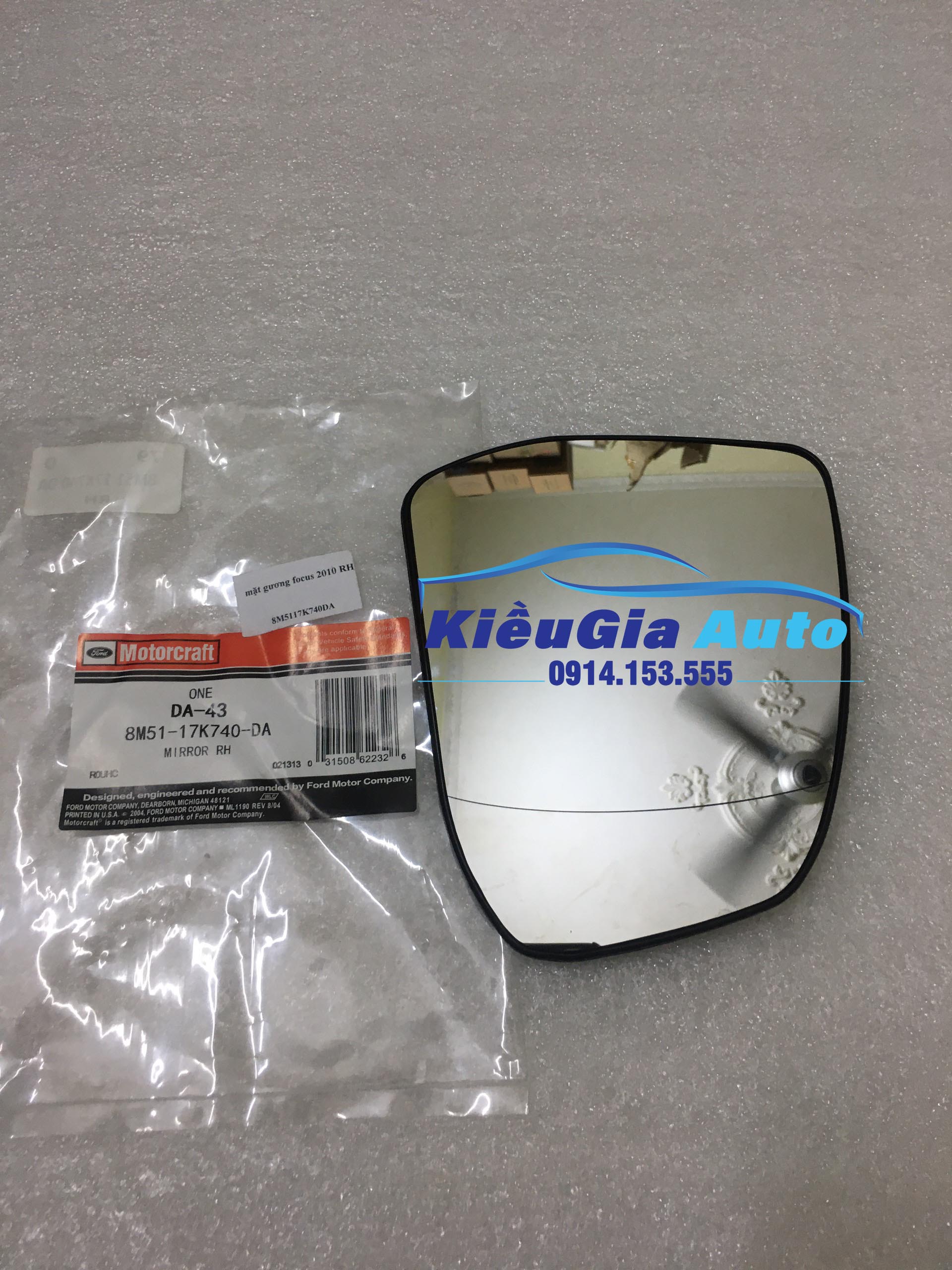 Mặt gương chiếu hậu ford focus/ mặt kính chiếu hậu ford focus