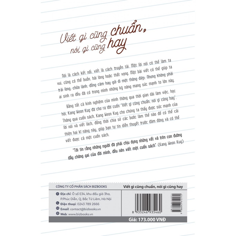 Sách - Viết gì cũng chuẩn, nói gì cũng hay