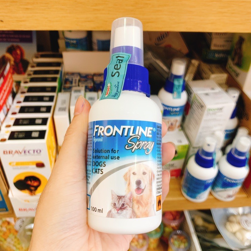 [HCM]Frontline Spray Thuốc xịt trị ve rận bọ chét cho chó mèo 100ml