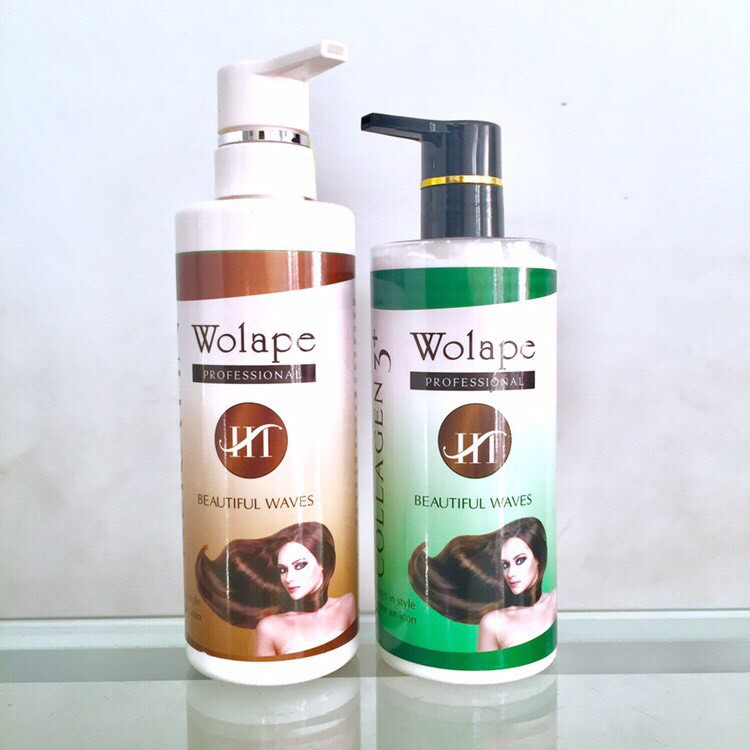 BỘ PHỤC HỒI WOLAPE HT COLLAGEN KERATIN 500ML