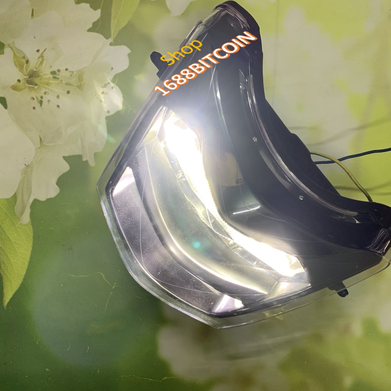 Pha đèn led2 tầng xe wave alpha110 -wave RS -wave 100 , hàng cao cấp