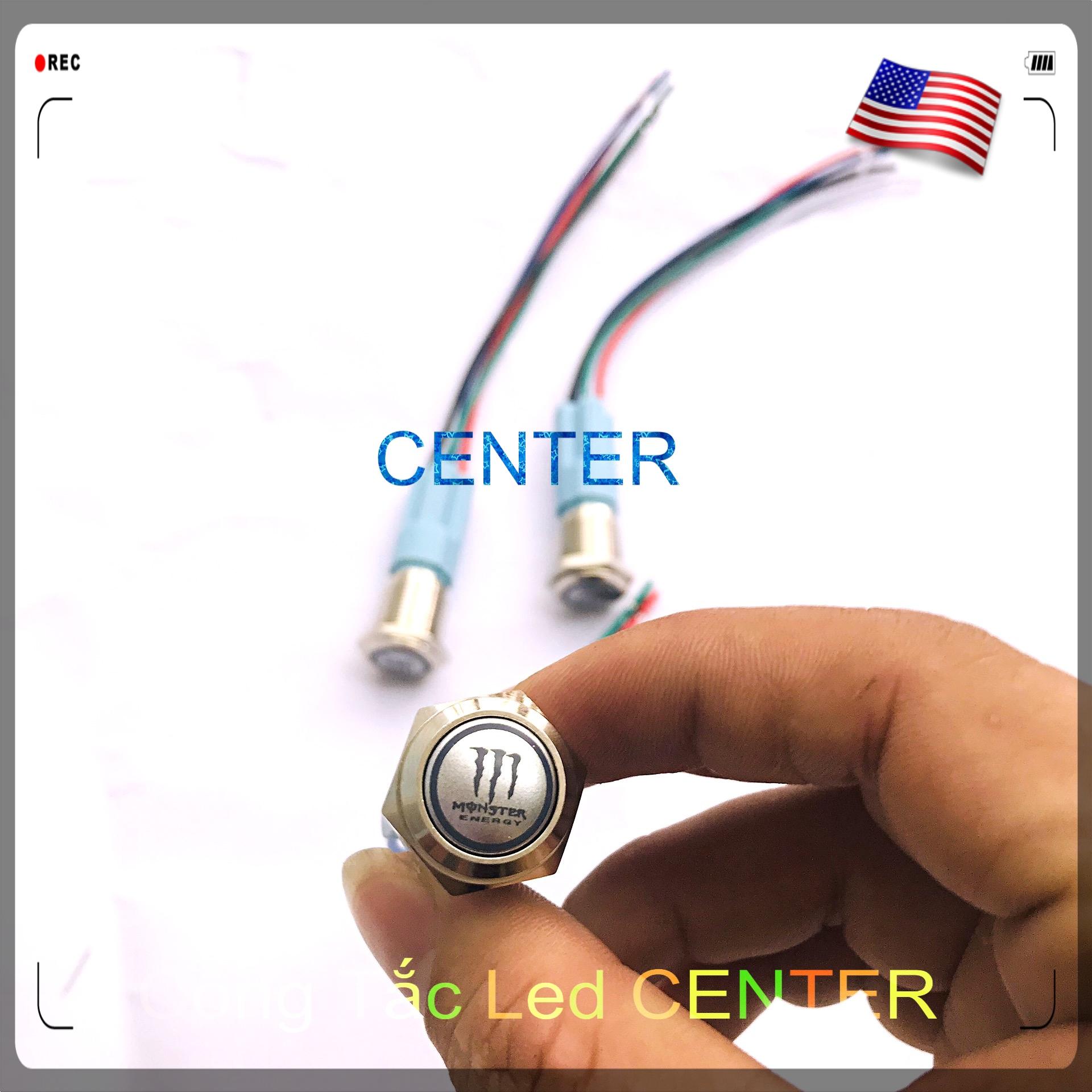 [ tặng jack cắm ] Công tắc led Monter On / Off nhấn giữ