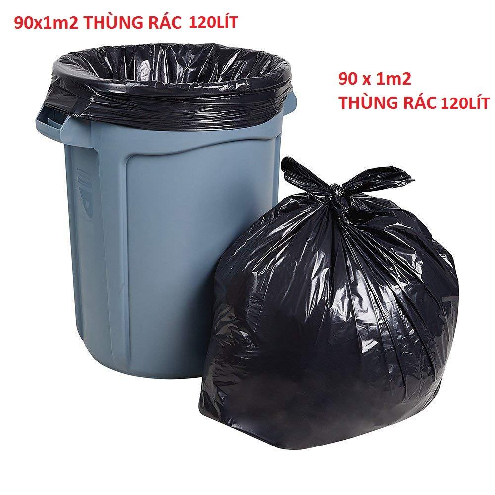 Bao rác đen 90cm x 12m: mỏng dai 9-10 cái/kg ĐẶC BIỆT KHÔNG BUNG ĐÁY ...