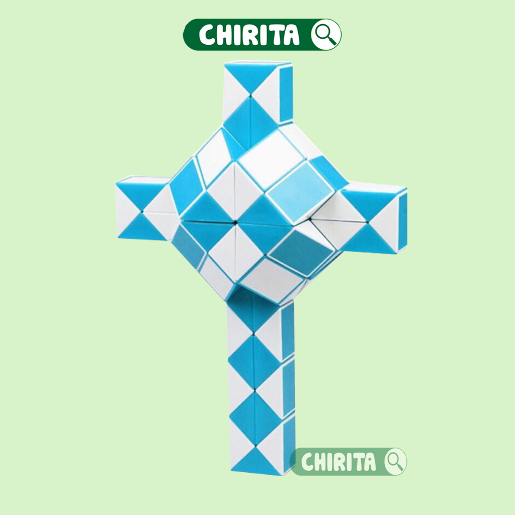 Rubik s nake 72 đoạn 24 đoạn 36 đoạn biến thể đa dạng rubik gía rẻ đồ chơi trẻ em chirita