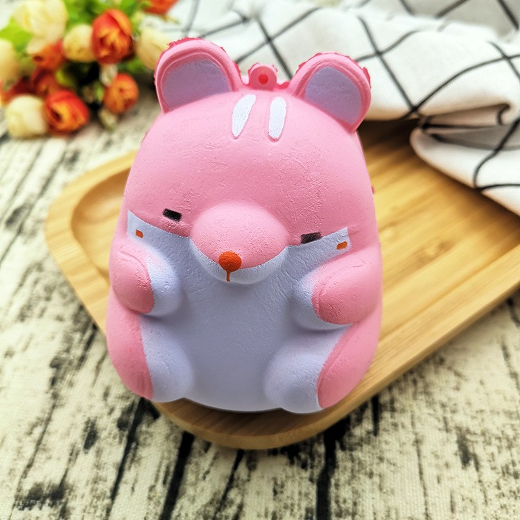 SQUISHY chuột hamster ngồi (nhiều màu )