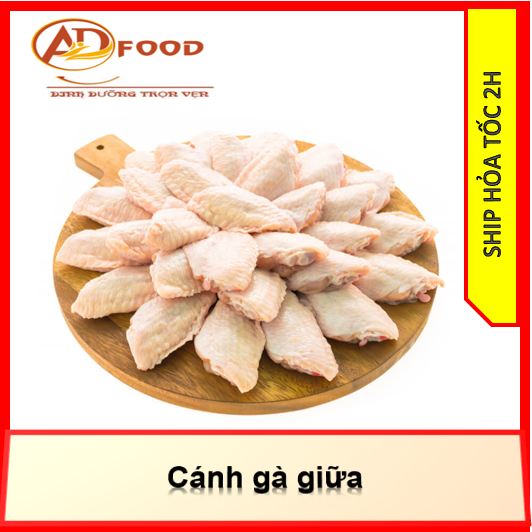 1kg khay cánh gà giữa  tươi ngon nhiều người mê