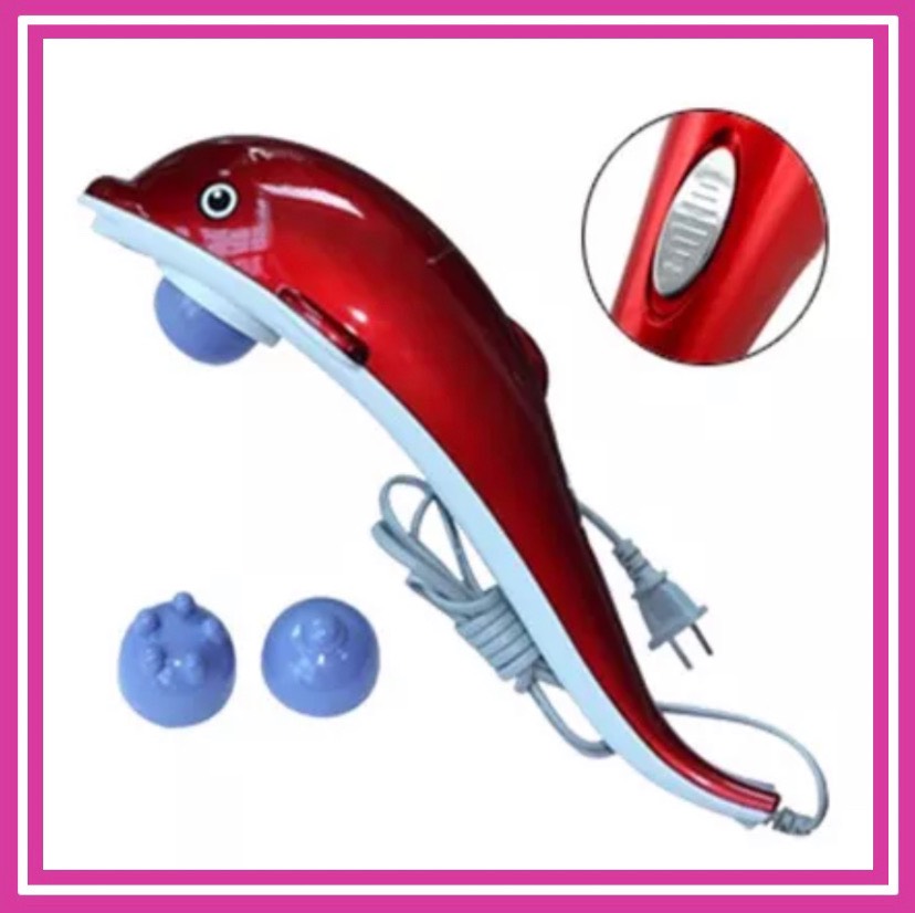 Máy massage cầm tay cá heo 3 đầu loại lớn cao cấp-giá tốt 24h hcm