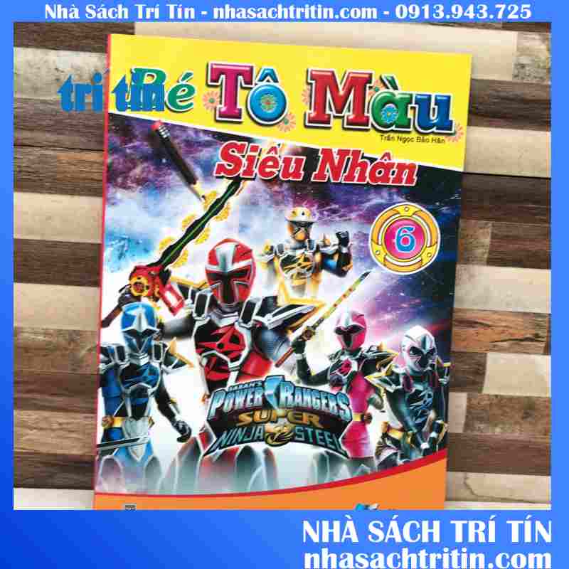 TÔ MÀU SIÊU NHÂN 8 CUỐN